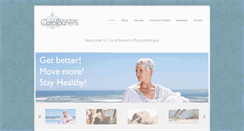 Desktop Screenshot of carolbanensphysiotherapy.com